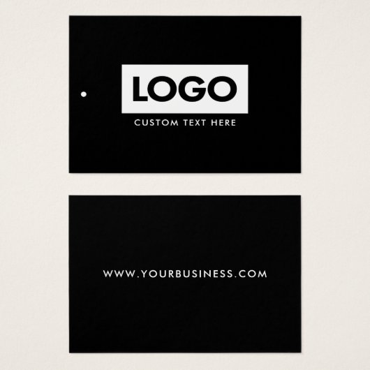 Bekleidungsmarke für moderne Firmenlogos (Vorne & Hinten)