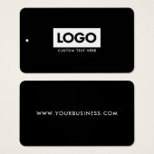 Bekleidungsmarke für moderne Firmenlogos (Vorne & Hinten)