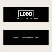 Bekleidungsmarke für moderne Firmenlogos (Vorne & Hinten)