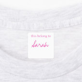 Bekleidungsmarken aus Eisen Etiketten (Befestigt)