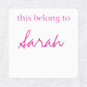 Bekleidungsmarken aus Eisen Etiketten (Design 1)