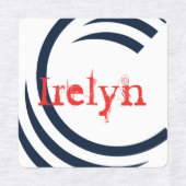 Bekleidungsmarken aus Eisen Etiketten (Design 2)