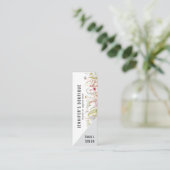 Bekleidungsmarken für kleine Unternehmen Preis-Eti Telefonnummerkarte (Stehend Vorderseite)