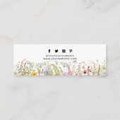 Bekleidungsmarken für kleine Unternehmen Preis-Eti Telefonnummerkarte (Rückseite)