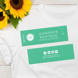 Bekleidungsmarken Grün für kleine Unternehmen Telefonnummerkarte