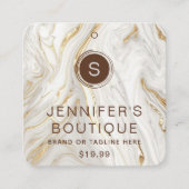 Bekleidungsmarken Kleine Unternehmen Elegant Luxus Telefonnummerkarte (Vorderseite)