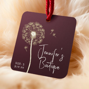 Bekleidungsmarken Kleine Unternehmen Eleganter Blu Telefonnummerkarte