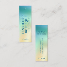 Bekleidungsmarken Kleine Unternehmen Moderne Abstr Telefonnummerkarte