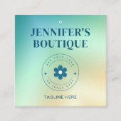 Bekleidungsmarken Kleine Unternehmen Moderne Abstr Telefonnummerkarte (Vorderseite)