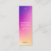 Bekleidungsmarken Kleine Unternehmen Moderne Abstr Telefonnummerkarte (Vorderseite)