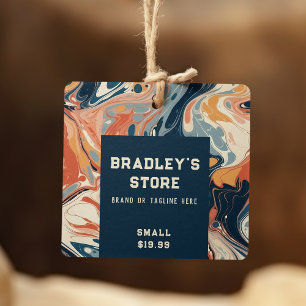 Bekleidungsmarken Kleine Unternehmen Moderne Abstr Telefonnummerkarte