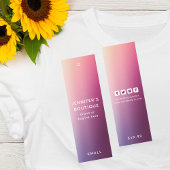 Bekleidungsmarken Kleine Unternehmen Moderne Abstr Telefonnummerkarte