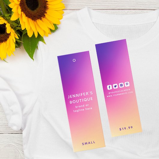 Bekleidungsmarken Kleine Unternehmen Moderne Abstr Telefonnummerkarte