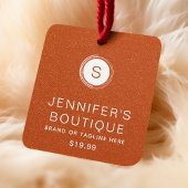 Bekleidungsmarken Kleine Unternehmen Orange Glitze Telefonnummerkarte