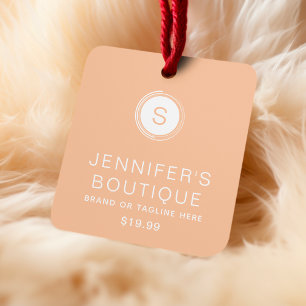 Bekleidungsmarken Kleine Unternehmen Orange White Telefonnummerkarte