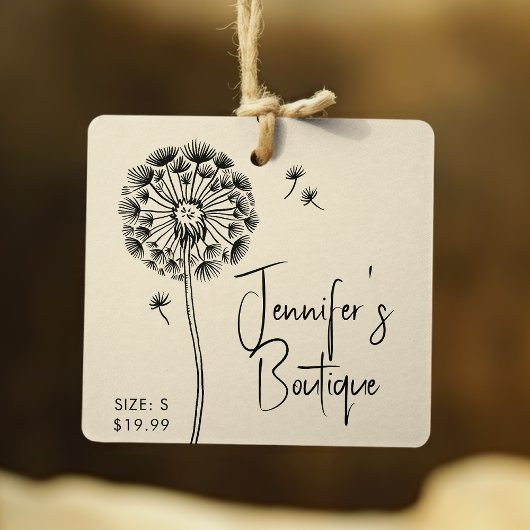 Bekleidungsmarken Kleine Unternehmen Peach Blumenp Telefonnummerkarte