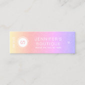 Bekleidungsmarken Kleine Unternehmen Regenbogen we Telefonnummerkarte (Vorderseite)