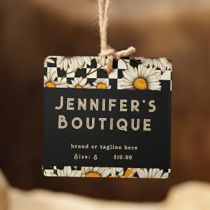 Bekleidungsmarken Kleine Unternehmen Retro Groovy  Telefonnummerkarte