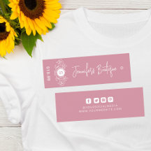 Bekleidungsmarken Kleine Unternehmen rosa Preismar