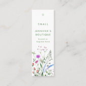 Bekleidungsmarken Small Business Luxury Floral Telefonnummerkarte (Vorderseite)