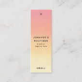 Bekleidungsmarken Small Business Luxury Price Tag (Vorderseite)