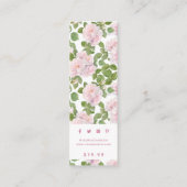 Bekleidungsmarken Small Business Luxury Rose Preis Telefonnummerkarte (Rückseite)