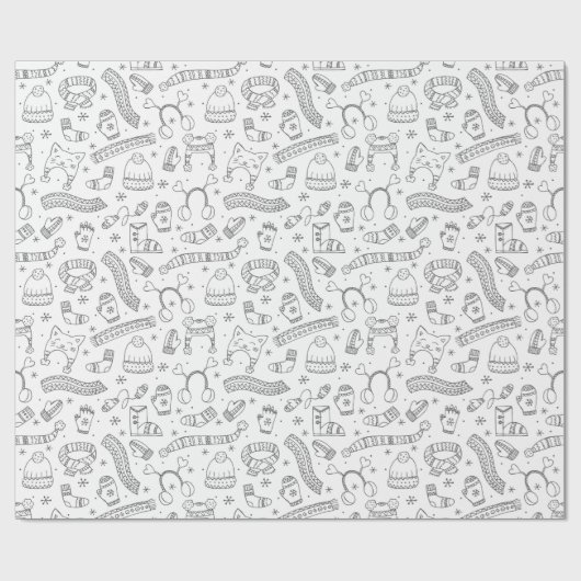 Bekleidungspapier Geschenkpapier (Flach)