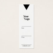 Bekleidungspreis Tag Business Danke Black&White (Vorderseite)