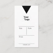 Bekleidungspreis Tag Business Danke Black&White (Vorderseite)