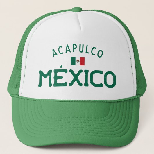 Beklemmendes Acapulco México (Mexiko) Truckerkappe (Vorderseite)