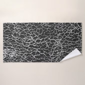 Beklemmte Overlay-Struktur von Krokodil oder Schla Badehandtuch (Badehandtuch)