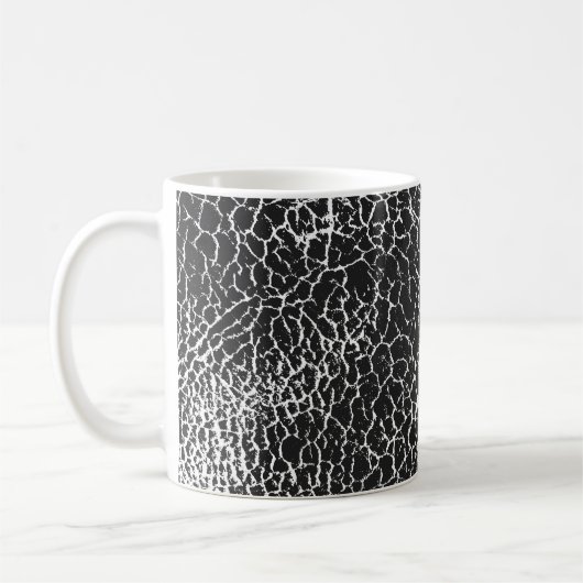 Beklemmte Overlay-Struktur von Krokodil oder Schla Kaffeetasse (Links)