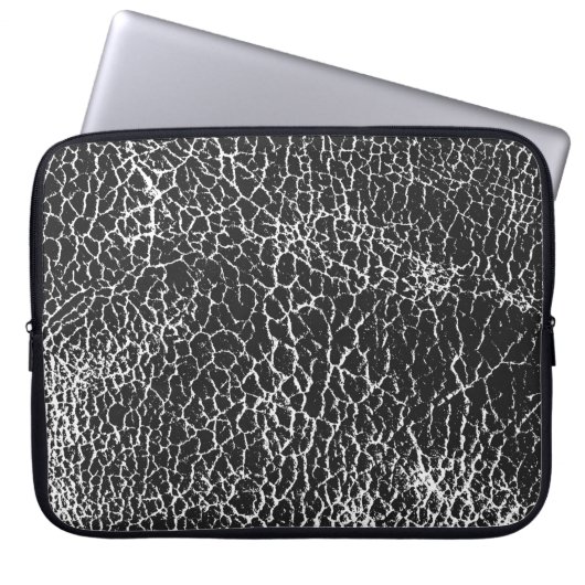 Beklemmte Overlay-Struktur von Krokodil oder Schla Laptopschutzhülle (Vorderseite)