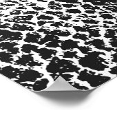 Beklemmte Overlay-Struktur von Krokodil oder Schla Poster (Ecke)