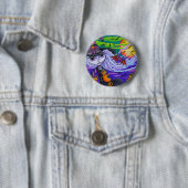 Bekloppter Halloween-Knopf Button (Beispiel)