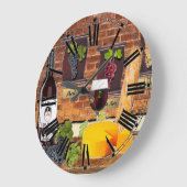 Beko Weingarten Weinroute Mendrisiotto Große Wanduhr (Winkel)