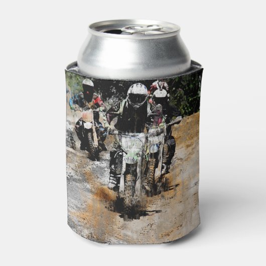 Bekomme schon! - Motocross Racer Dosenkühler (Kanne Vorderseite)