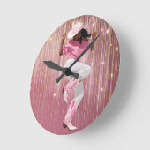 BEKOMMEN SIE IT GIRL #1 RUNDE WANDUHR (Winkel)