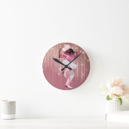 BEKOMMEN SIE IT GIRL #1 RUNDE WANDUHR (Zuhause)