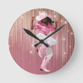 BEKOMMEN SIE IT GIRL #1 RUNDE WANDUHR (Vorderseite)