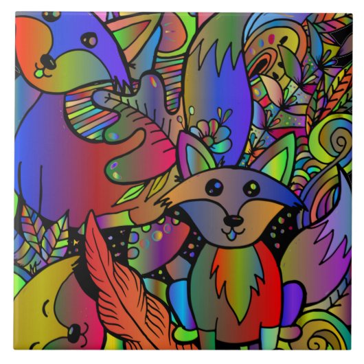 Bekommen von Foxy Fliese (Vorderseite)