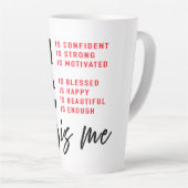 Bekräftigung der Bejahungen für sie Milchtasse (Rechte Ecke)