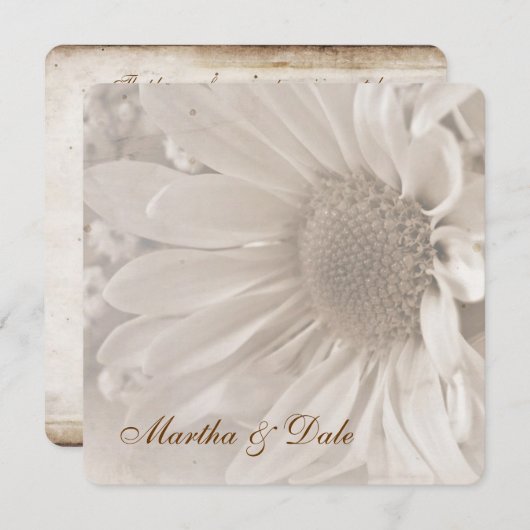 Bekräftigung der Einladung der Vows (Vorne/Hinten)