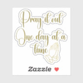 Bekräftigung des Gebets Aufkleber (Blatt)