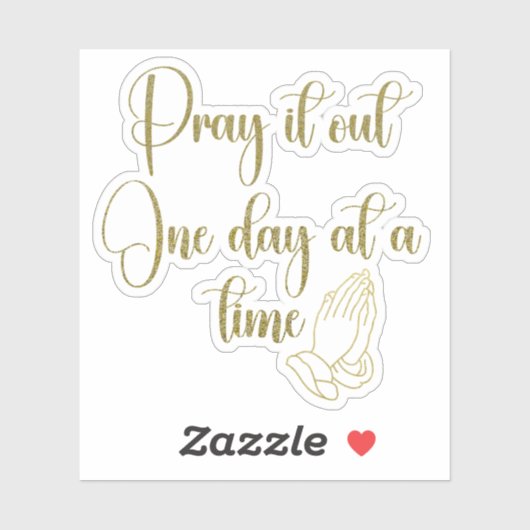 Bekräftigung des Gebets Aufkleber (Blatt)