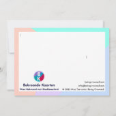 Bekroonde Kaart Zonder Tekst Dankeskarte (Rückseite)