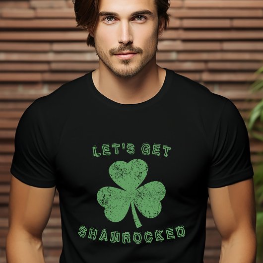 Bekümmert Let's Get Shamrocked St Patrick's Day T-Shirt