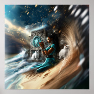 Bekundung der Absicht Hexerei künstlerischer Intel Poster