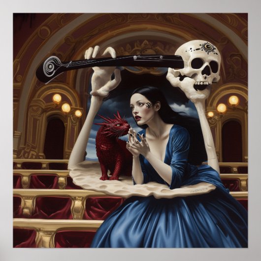 Bekundung der Absicht Hexerei künstlerischer Intel Poster (Vorne)