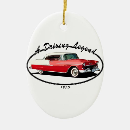 BEL AIR 1955 RES KERAMIK ORNAMENT (Vorne)